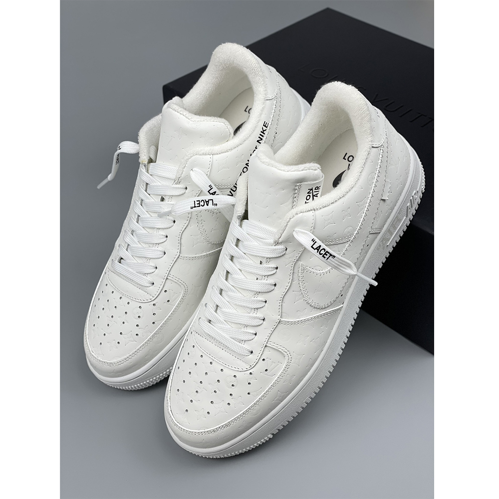 Louis Vuitton  X Nike Air Force 1 Sneaker All White - EUR FASHION