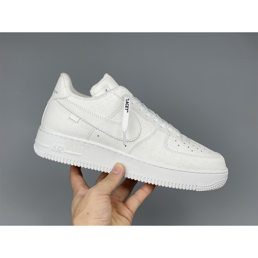 Louis Vuitton  X Nike Air Force 1 Sneaker All White - EUR FASHION