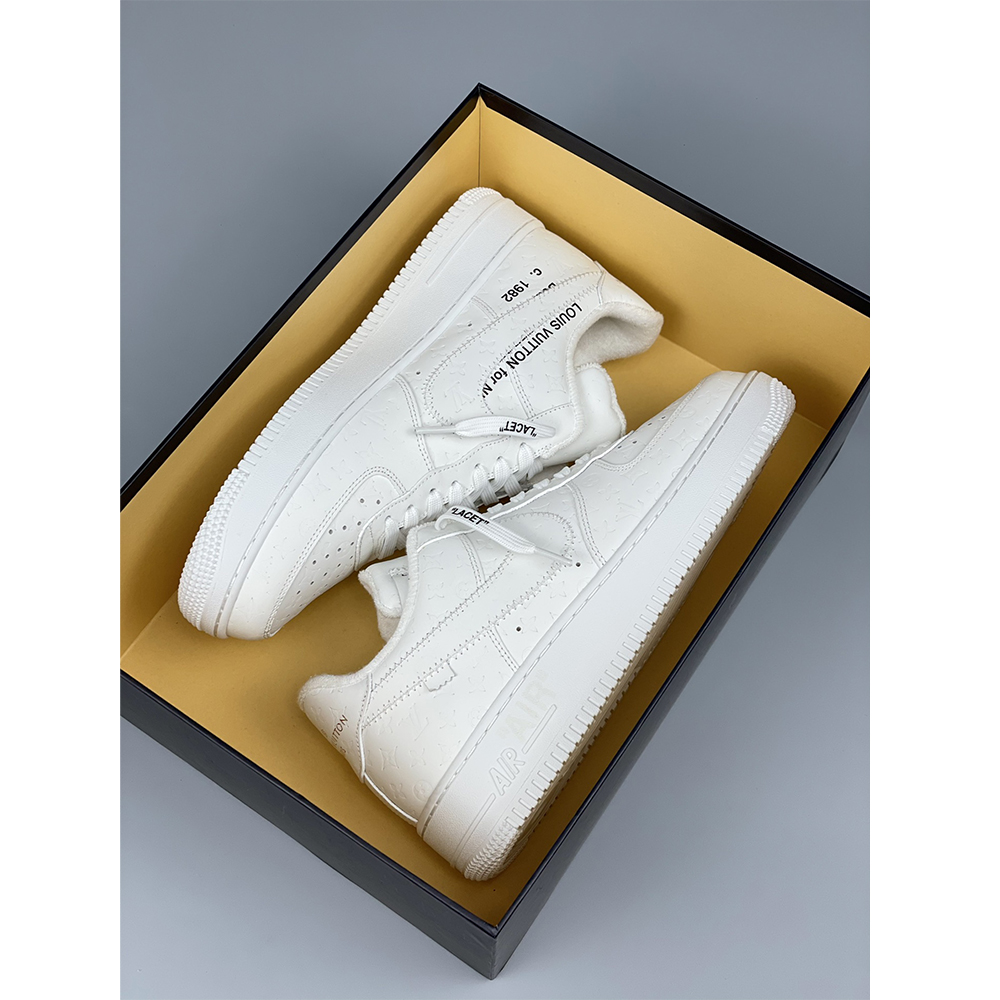 Louis Vuitton  X Nike Air Force 1 Sneaker All White - EUR FASHION