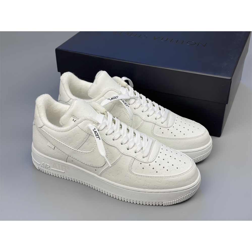 Louis Vuitton  X Nike Air Force 1 Sneaker All White - EUR FASHION