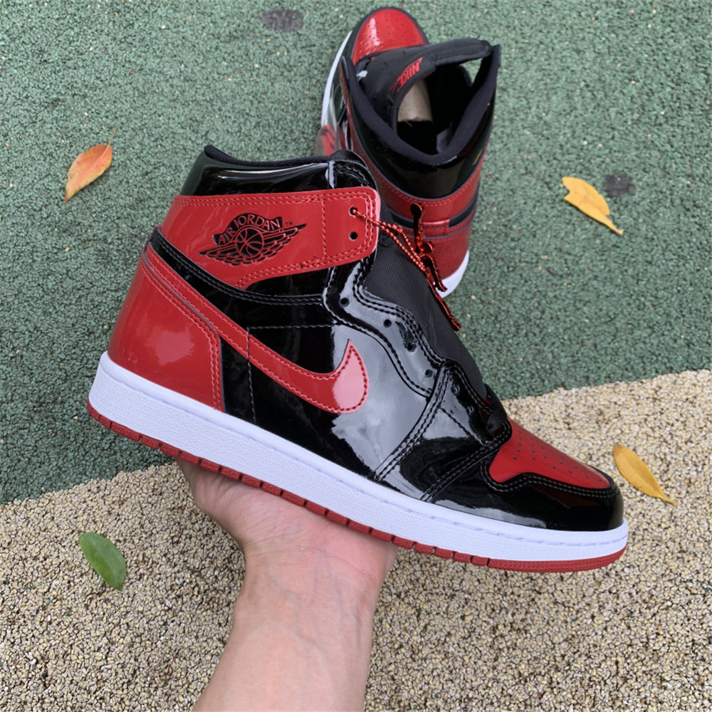 Jordan AJ1 High OG “Bred Patent” - EUR FASHION