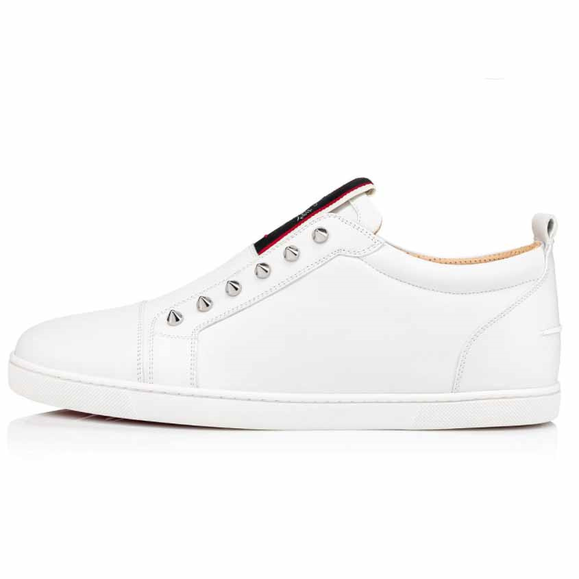 Christian Louboutin F.A.V Fiqeu A Vontade White Calf  - EUR FASHION