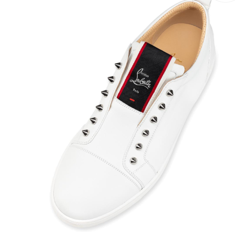 Christian Louboutin F.A.V Fiqeu A Vontade White Calf  - EUR FASHION