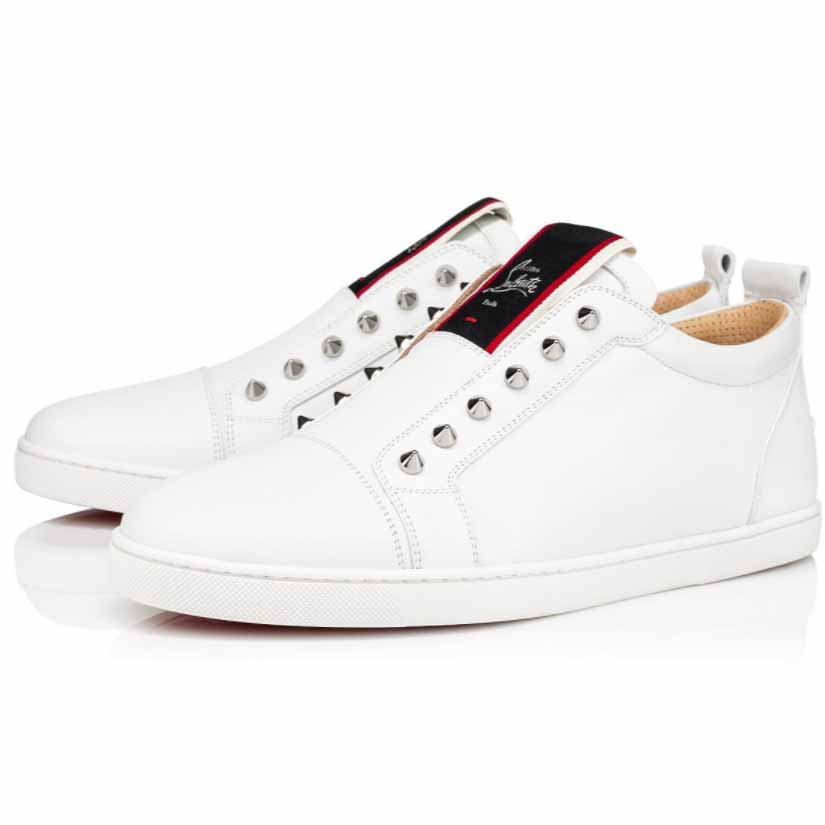 Christian Louboutin F.A.V Fiqeu A Vontade White Calf  - EUR FASHION