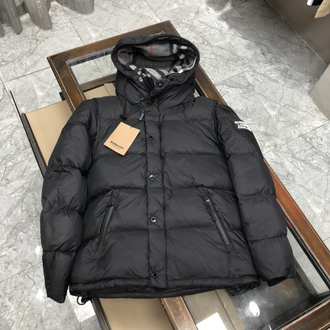 Burberry Logo Print Down Jacket - EUR FASHION