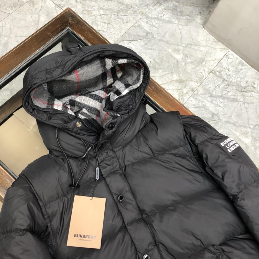 Burberry Logo Print Down Jacket - EUR FASHION