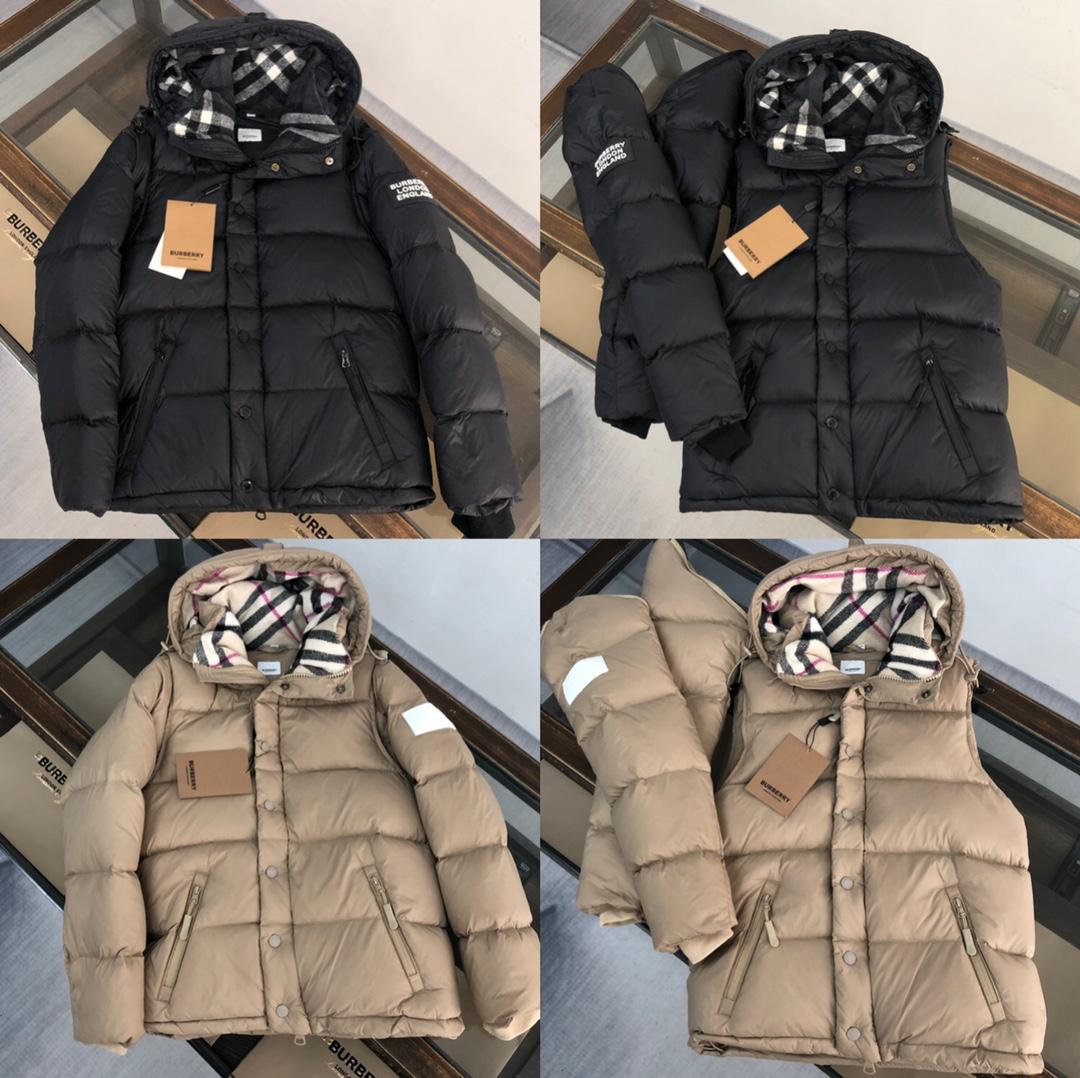 Burberry Logo Print Down Jacket - EUR FASHION