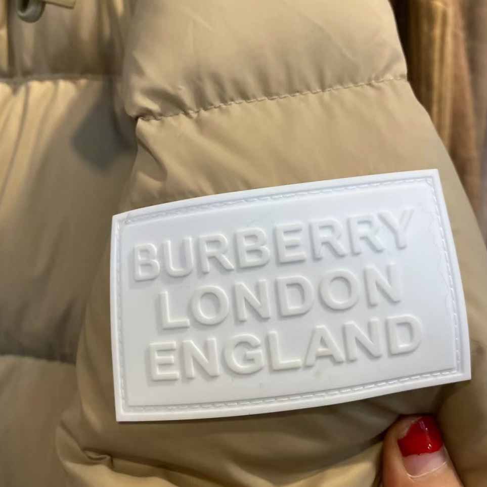 Burberry Logo Print Down Jacket - EUR FASHION