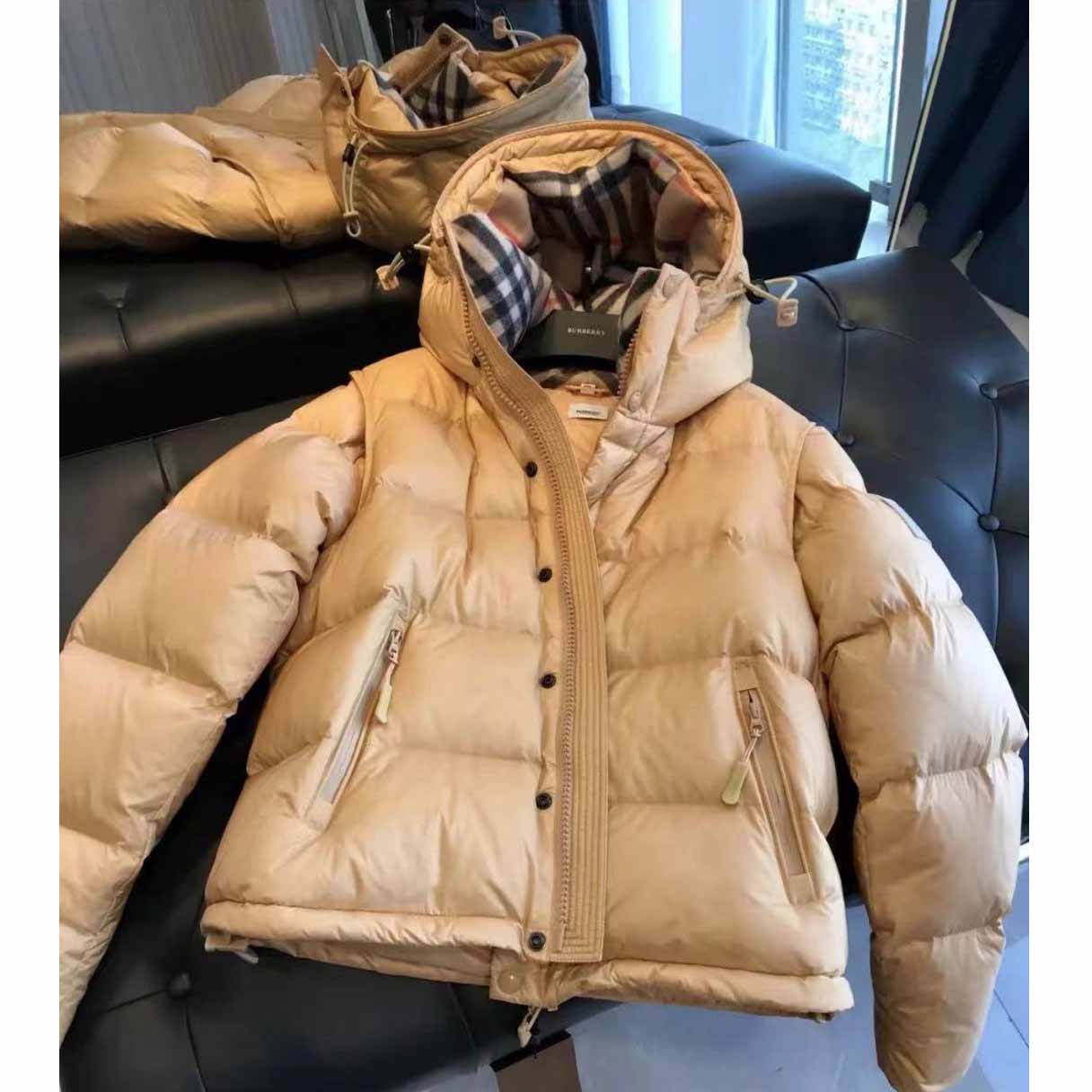 Burberry Logo Print Down Jacket - EUR FASHION