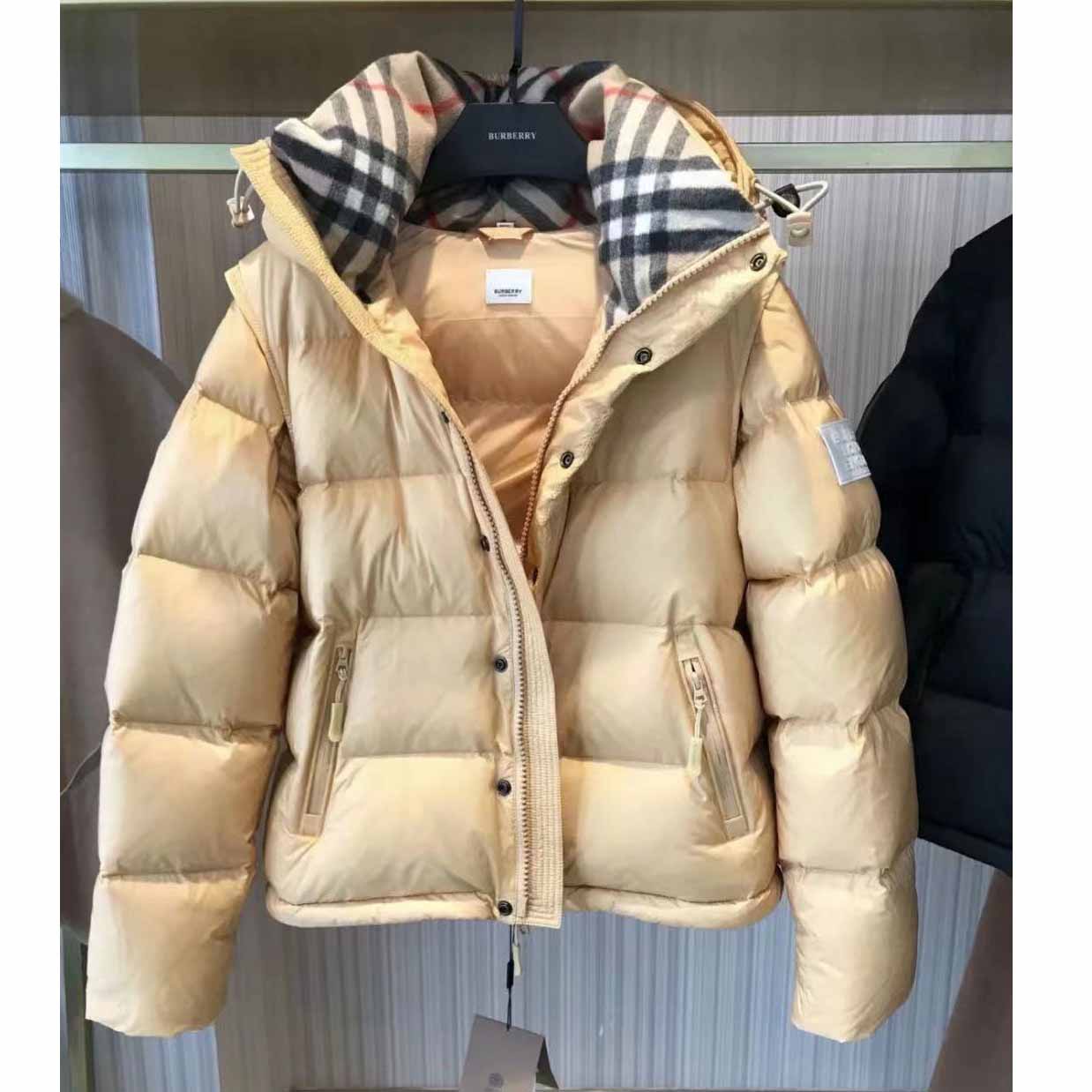 Burberry Logo Print Down Jacket - EUR FASHION