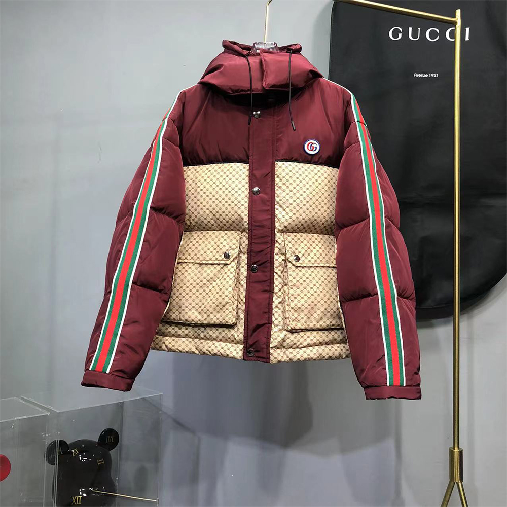 Gucci Women GG Parachute Nylon Padded Jacket - EUR FASHION