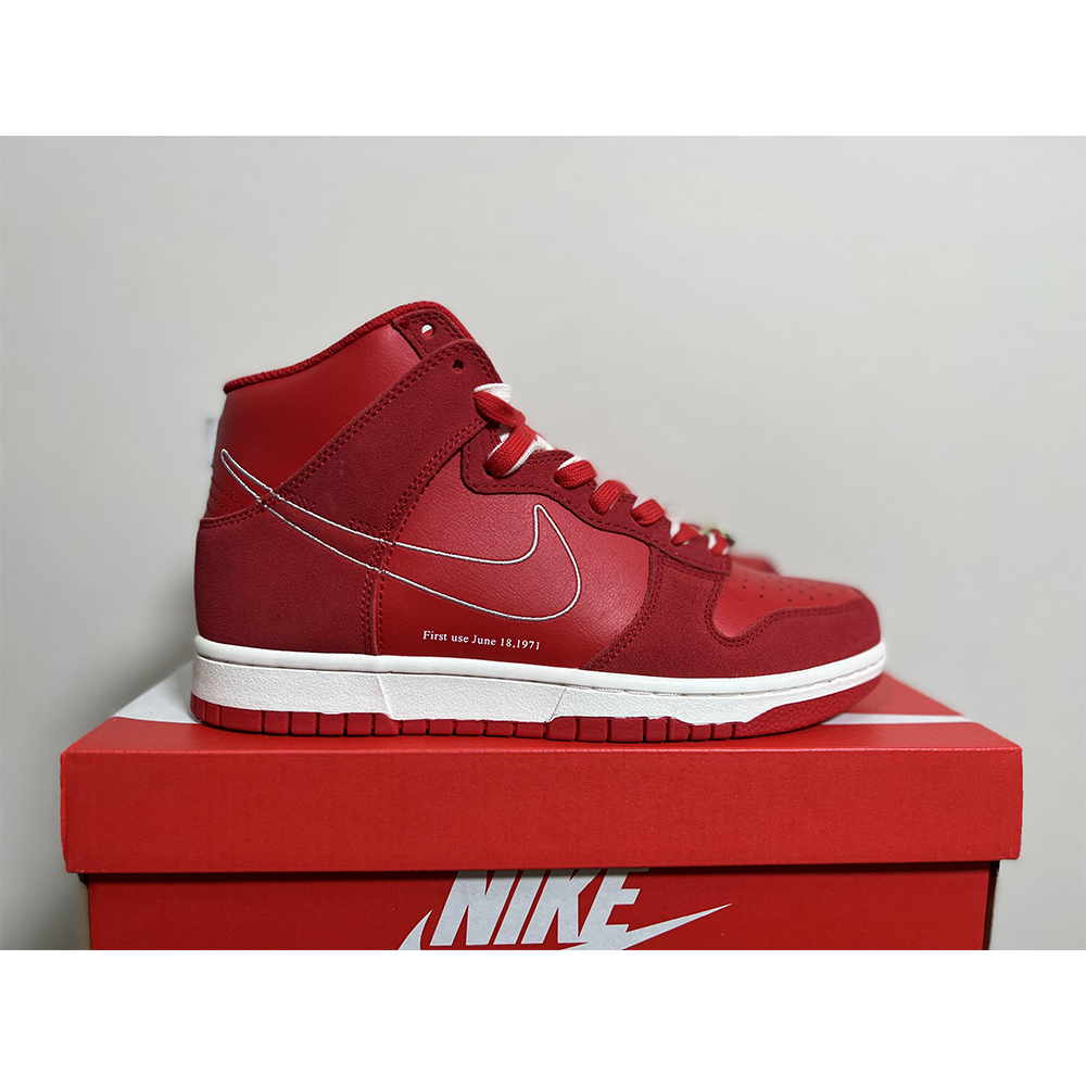 Nike Dunk High First Use Red Sneaker - EUR FASHION