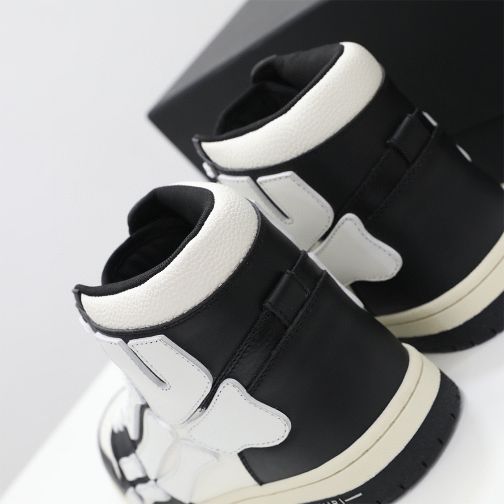 Amiri Skel-Top Hi Sneaker White/Black - EUR FASHION