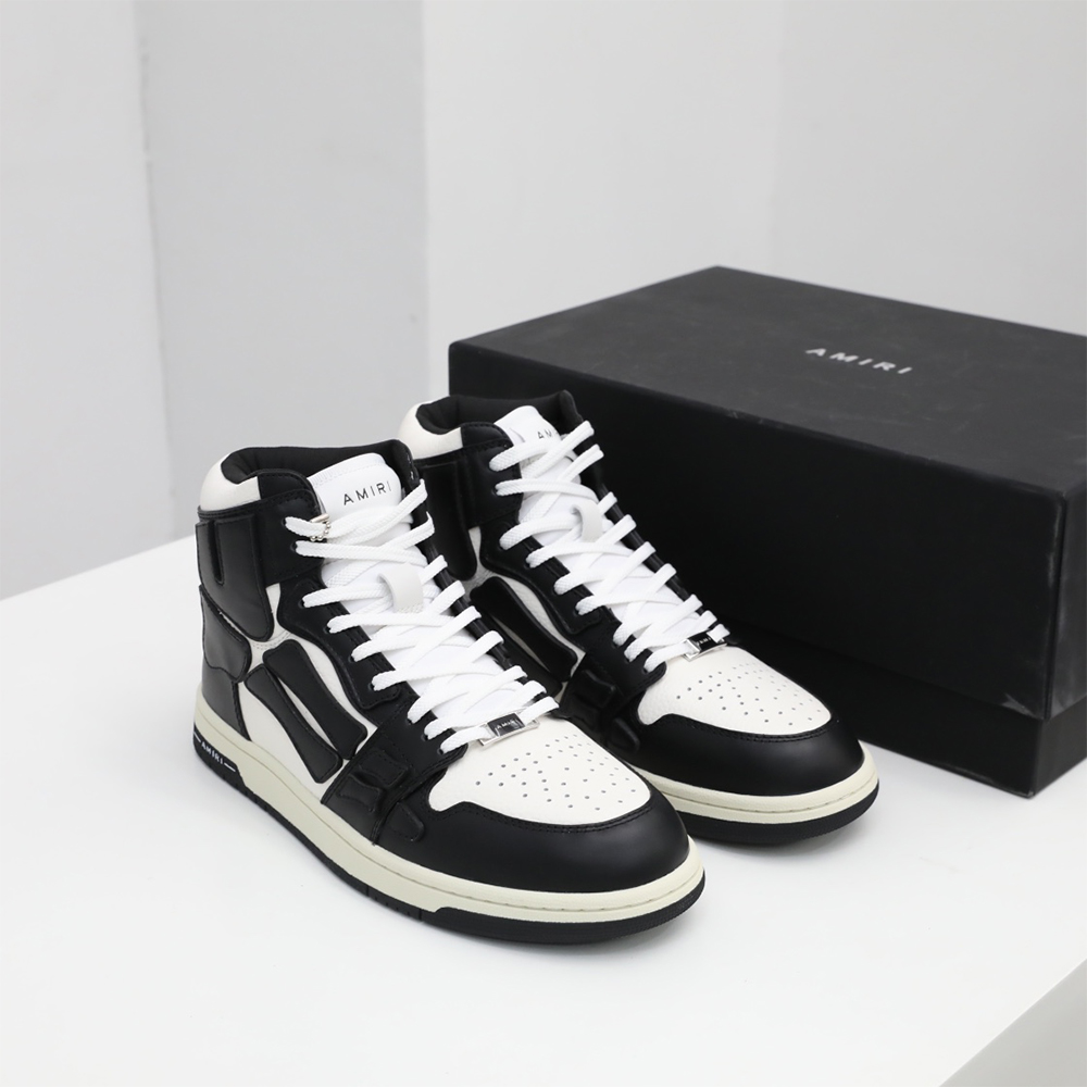 Amiri Skel-Top Hi Sneaker Black - EUR FASHION