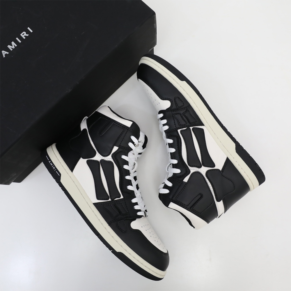 Amiri Skel-Top Hi Sneaker Black - EUR FASHION