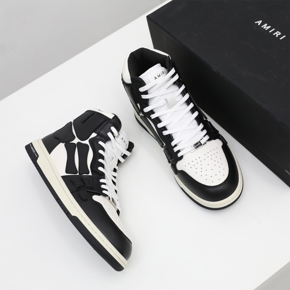 Amiri Skel-Top Hi Sneaker Black - EUR FASHION