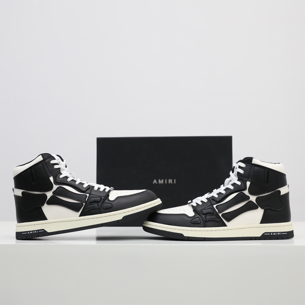 Amiri Skel-Top Hi Sneaker Black - EUR FASHION