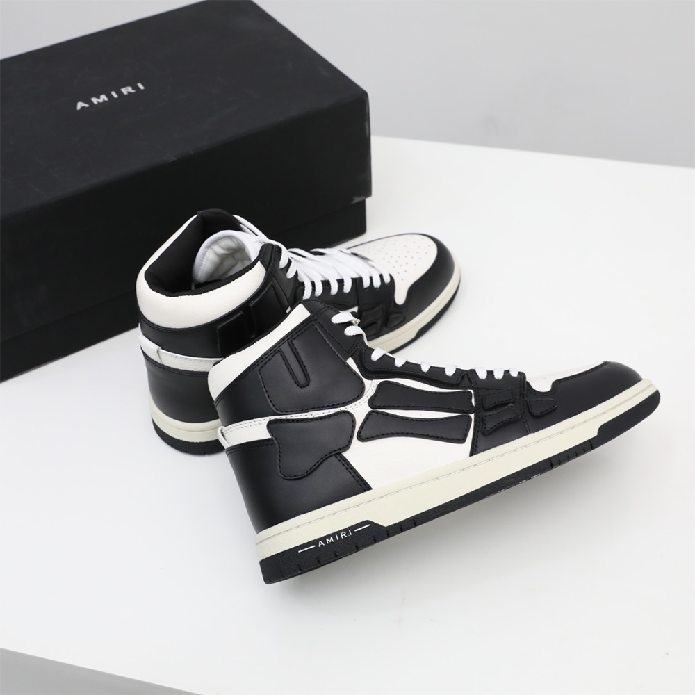 Amiri Skel-Top Hi Sneaker Black - EUR FASHION