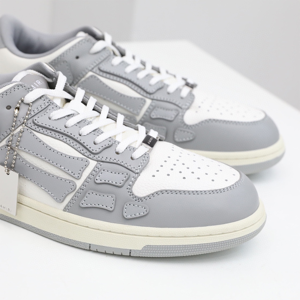 Amiri Skel-Top Low Sneaker Gray/White - EUR FASHION