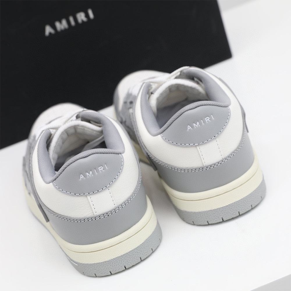 Amiri Skel-Top Low Sneaker Gray/White - EUR FASHION