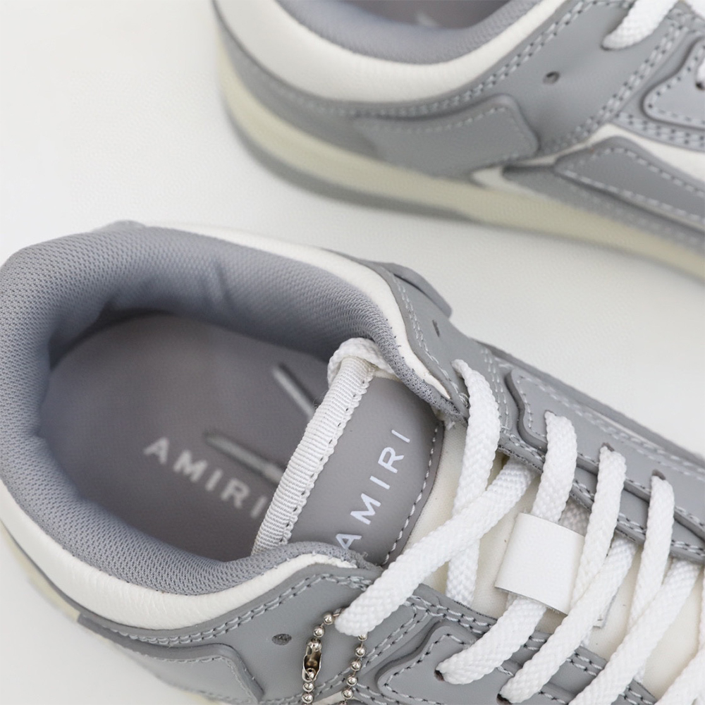 Amiri Skel-Top Low Sneaker Gray/White - EUR FASHION