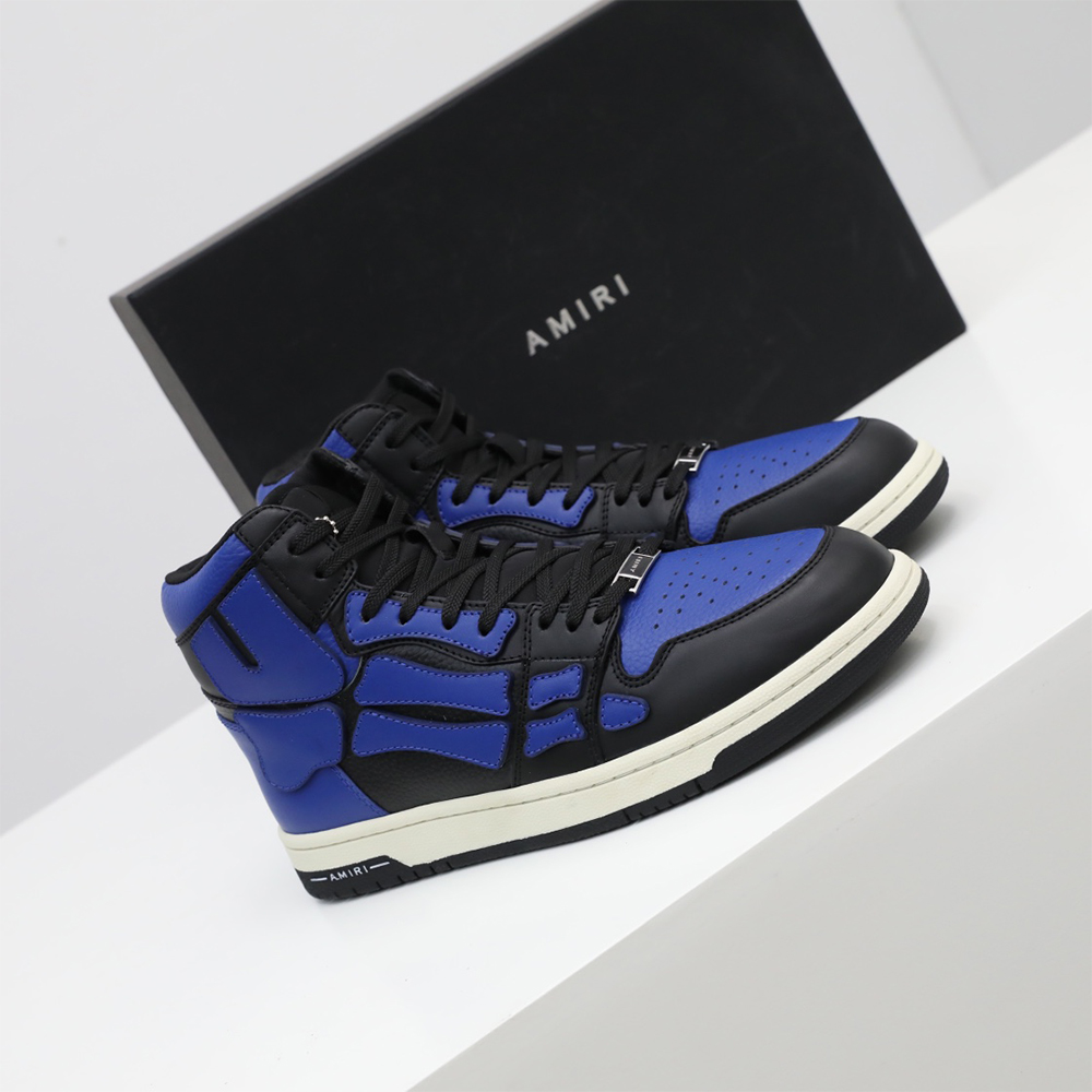 Amiri Skel-Top Hi Sneaker Black/Blue - EUR FASHION