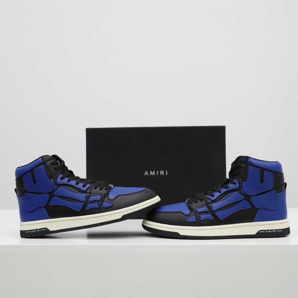 Amiri Skel-Top Hi Sneaker Black/Blue - EUR FASHION