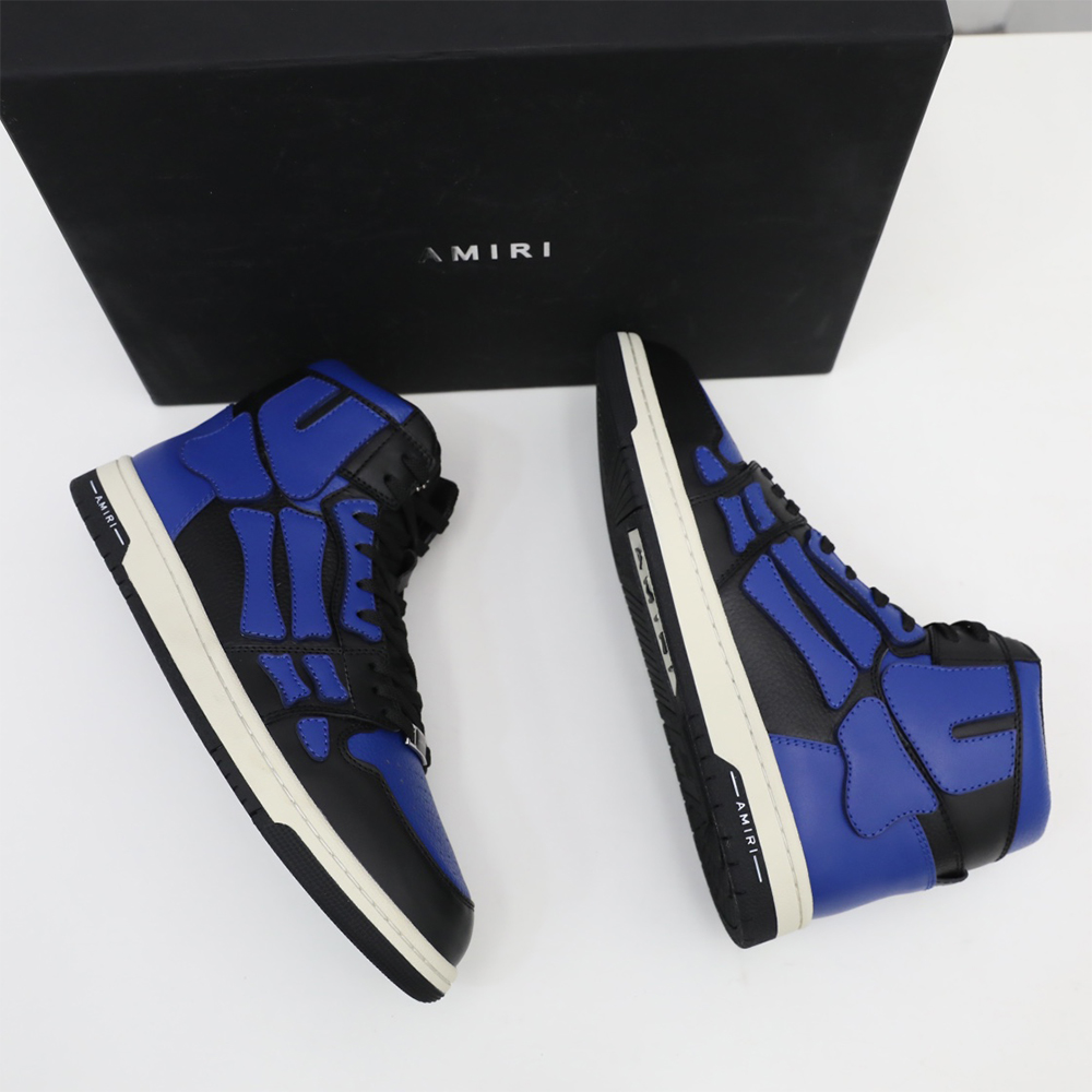 Amiri Skel-Top Hi Sneaker Black/Blue - EUR FASHION