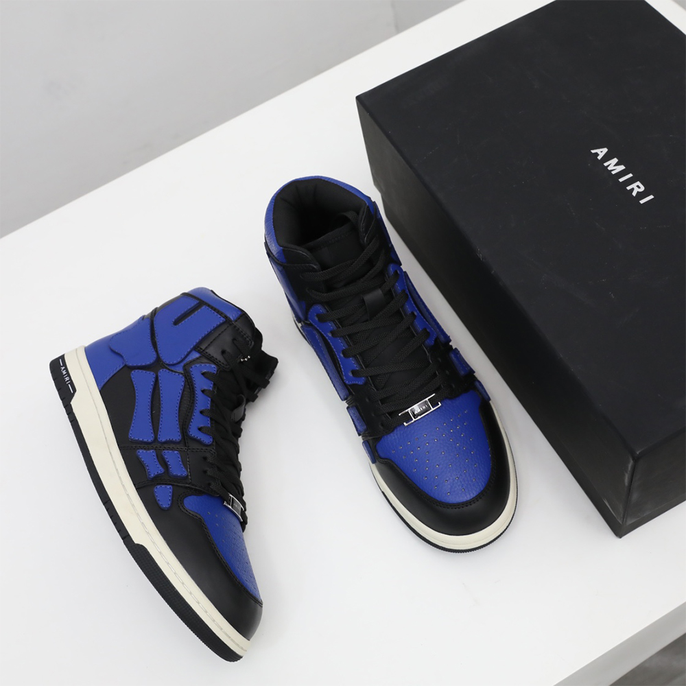 Amiri Skel-Top Hi Sneaker Black/Blue - EUR FASHION