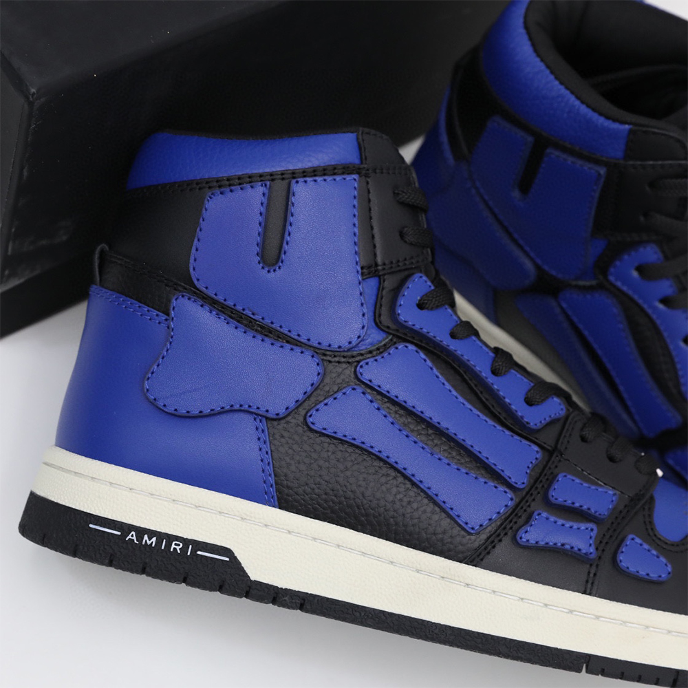 Amiri Skel-Top Hi Sneaker Black/Blue - EUR FASHION