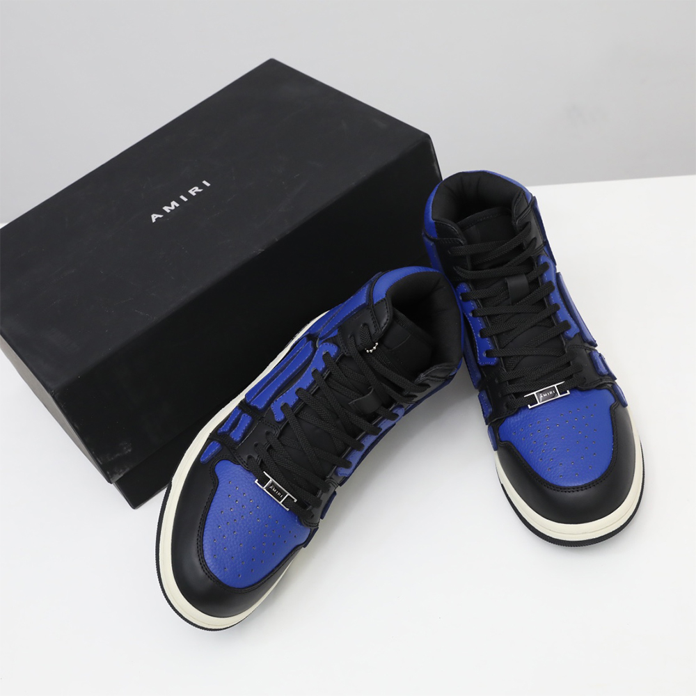 Amiri Skel-Top Hi Sneaker Black/Blue - EUR FASHION