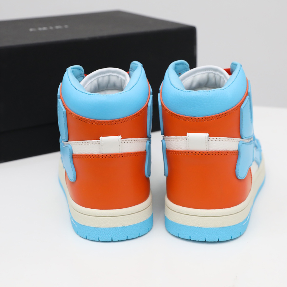 Amiri Skel-Top Hi Sneaker Blue/Orange - EUR FASHION