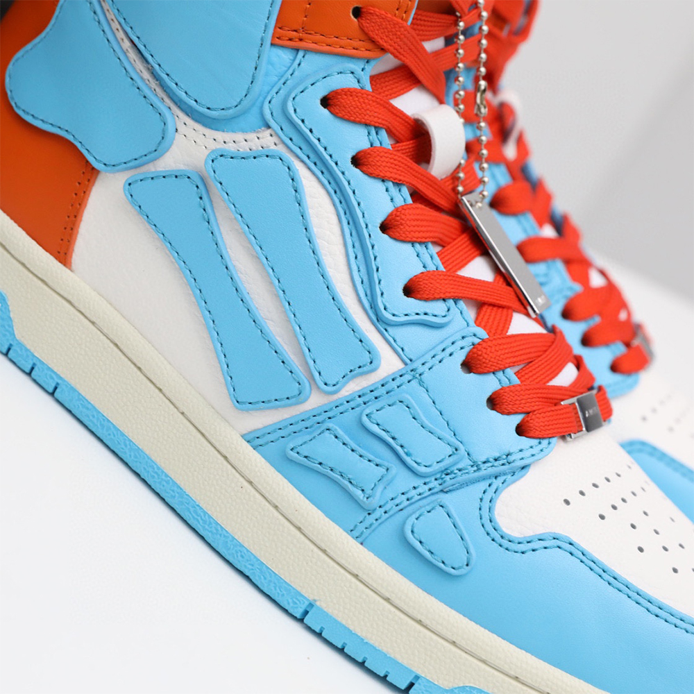 Amiri Skel-Top Hi Sneaker Blue/Orange - EUR FASHION