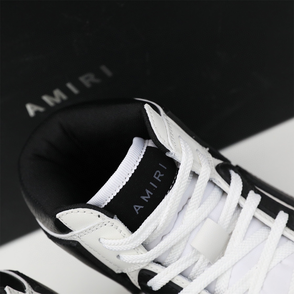 Amiri Skel-Top Hi Sneaker Black/White - EUR FASHION