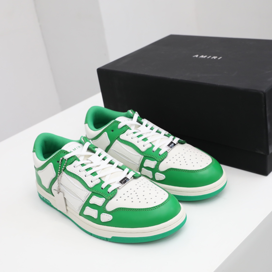 Amiri Skel-Top Low Sneaker Green/White - EUR FASHION