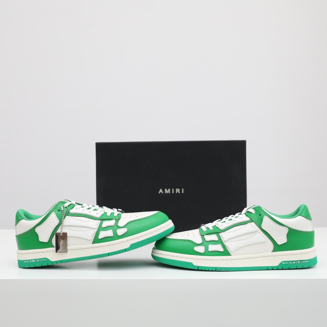 Amiri Skel-Top Low Sneaker Green/White - EUR FASHION