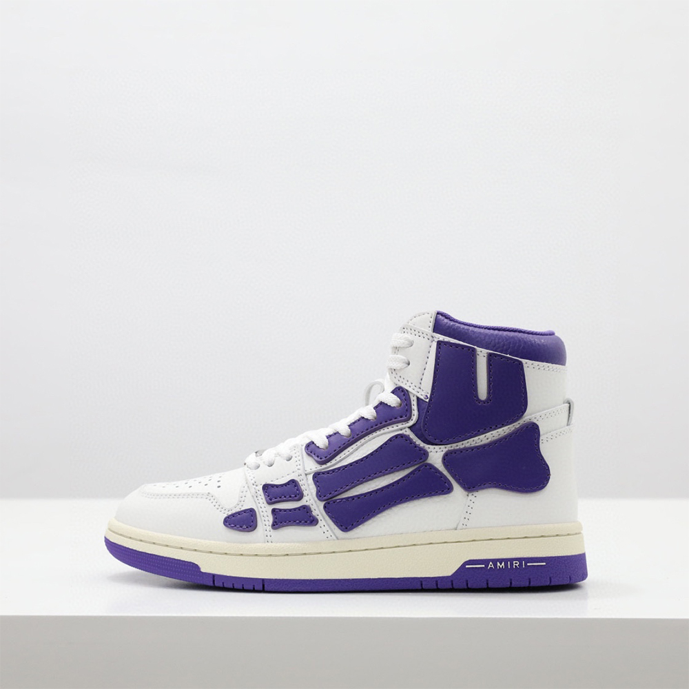 Amiri Skel-Top Hi Sneaker Purple/White - EUR FASHION