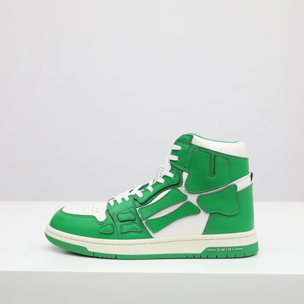 Amiri Skel-Top Hi Sneaker Green/White - EUR FASHION