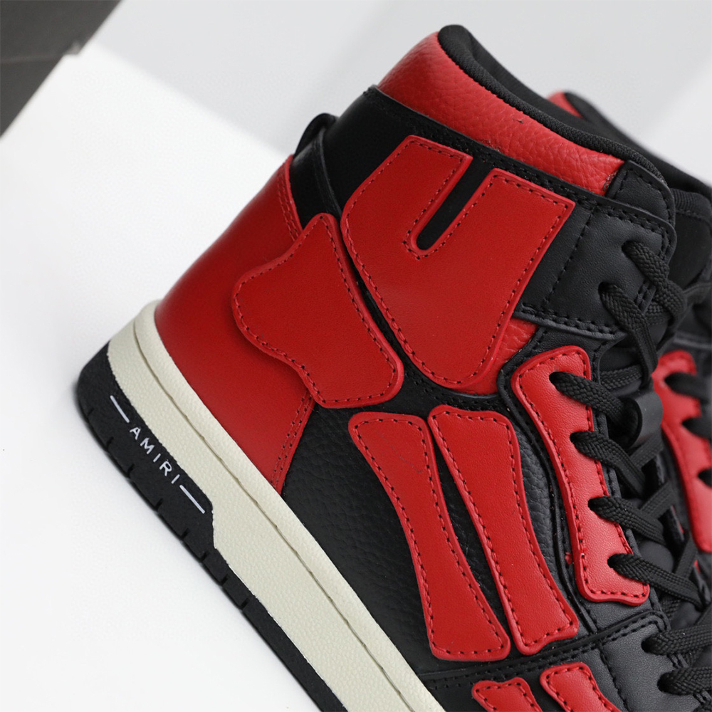 Amiri Skel-Top Hi Sneaker Red/Black - EUR FASHION