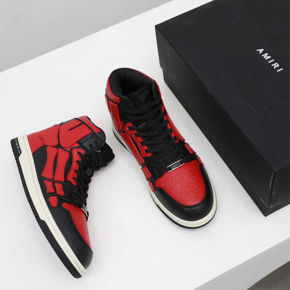 Amiri Skel-Top Hi Sneaker Red/Black - EUR FASHION