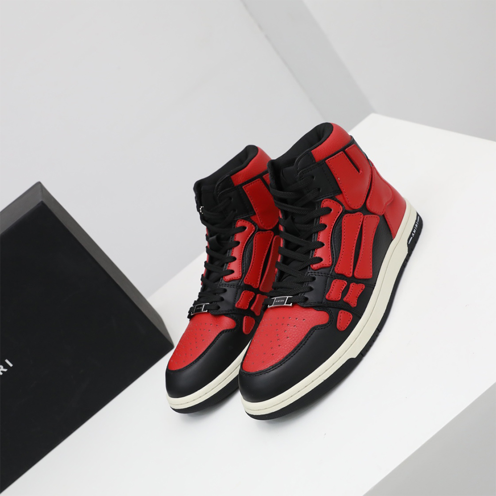 Amiri Skel-Top Hi Sneaker Red/Black - EUR FASHION