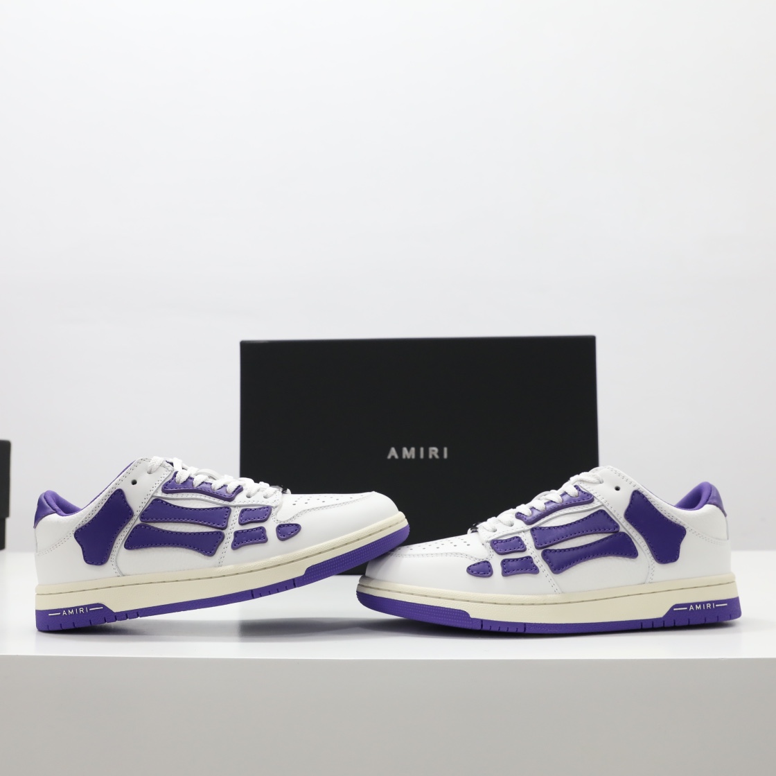 Amiri Skel-Top Low Sneaker Purple/White - EUR FASHION