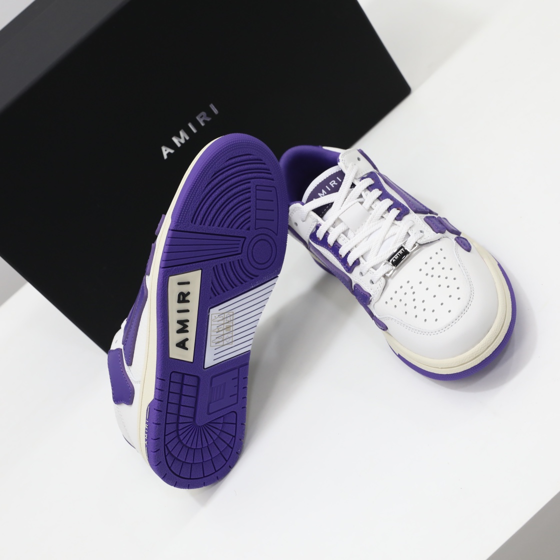 Amiri Skel-Top Low Sneaker Purple/White - EUR FASHION