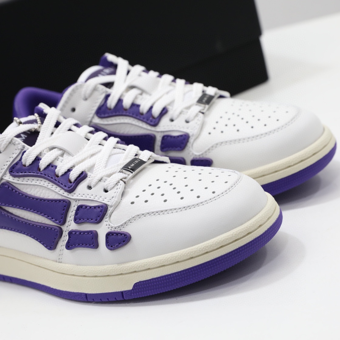 Amiri Skel-Top Low Sneaker Purple/White - EUR FASHION