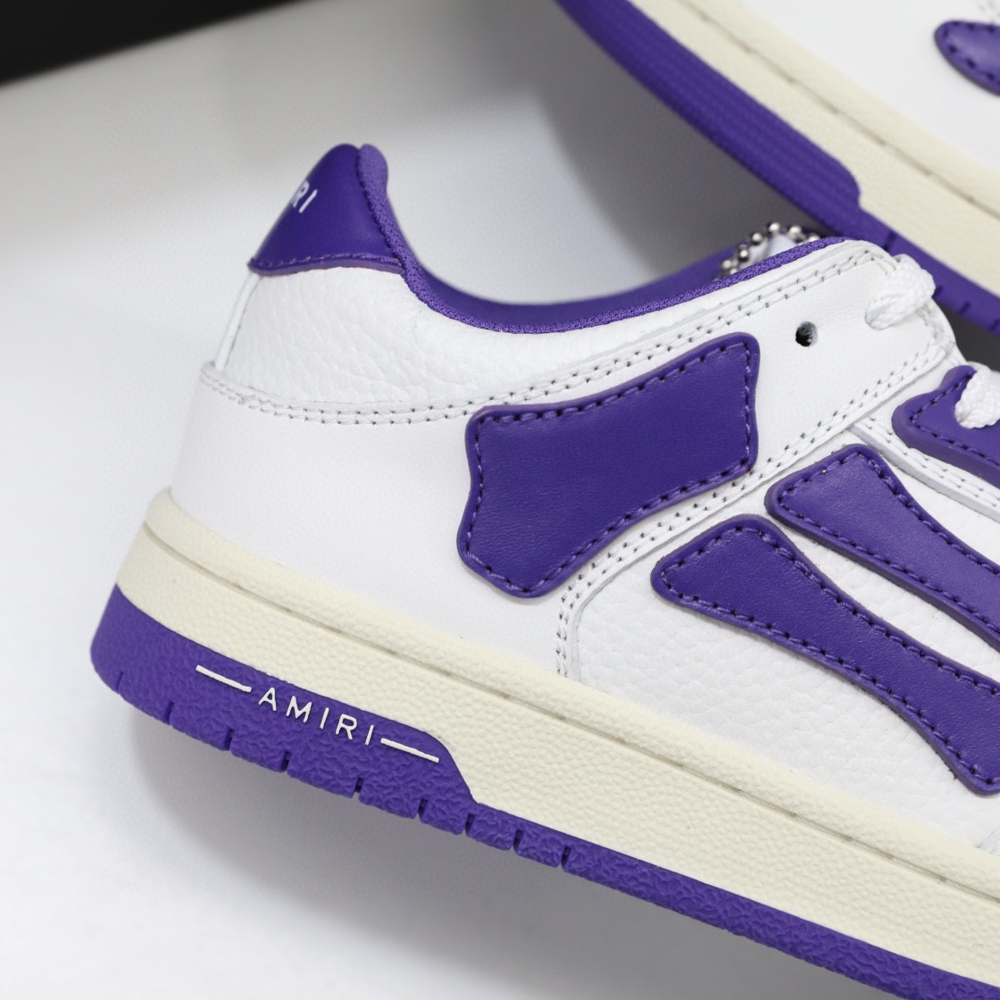 Amiri Skel-Top Low Sneaker Purple/White - EUR FASHION