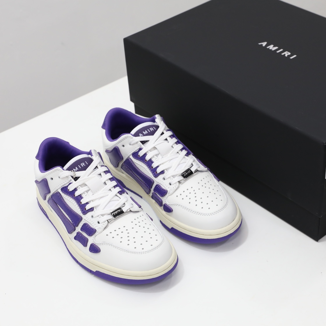 Amiri Skel-Top Low Sneaker Purple/White - EUR FASHION