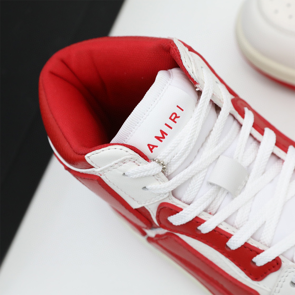 Amiri Skel-Top Hi Sneaker Red/White - EUR FASHION