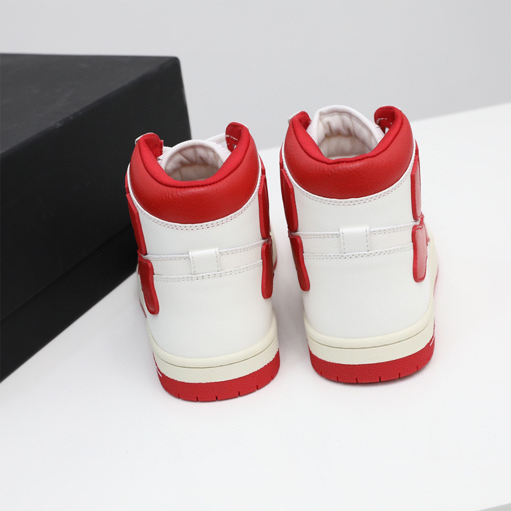 Amiri Skel-Top Hi Sneaker Red/White - EUR FASHION