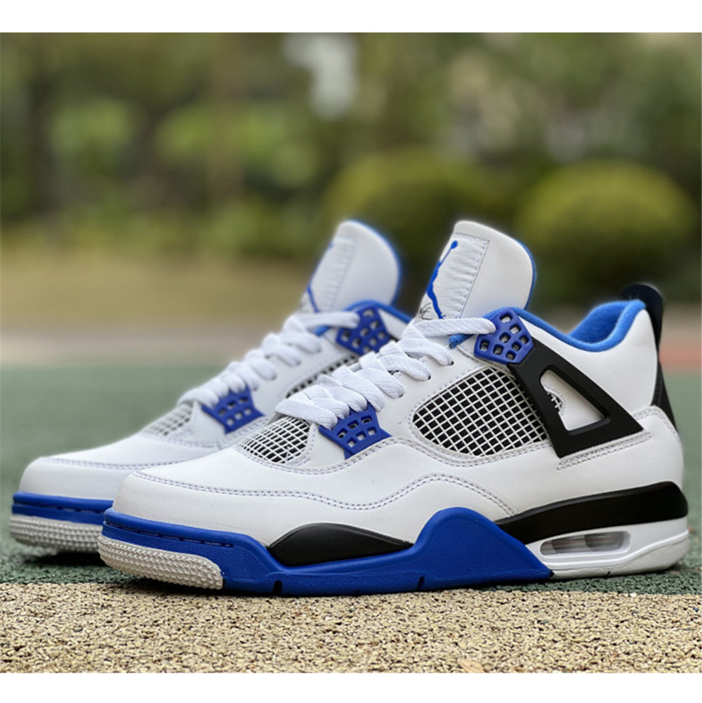 Nike Air Jordan 4 Retro White Motorsports Sneaker - EUR FASHION