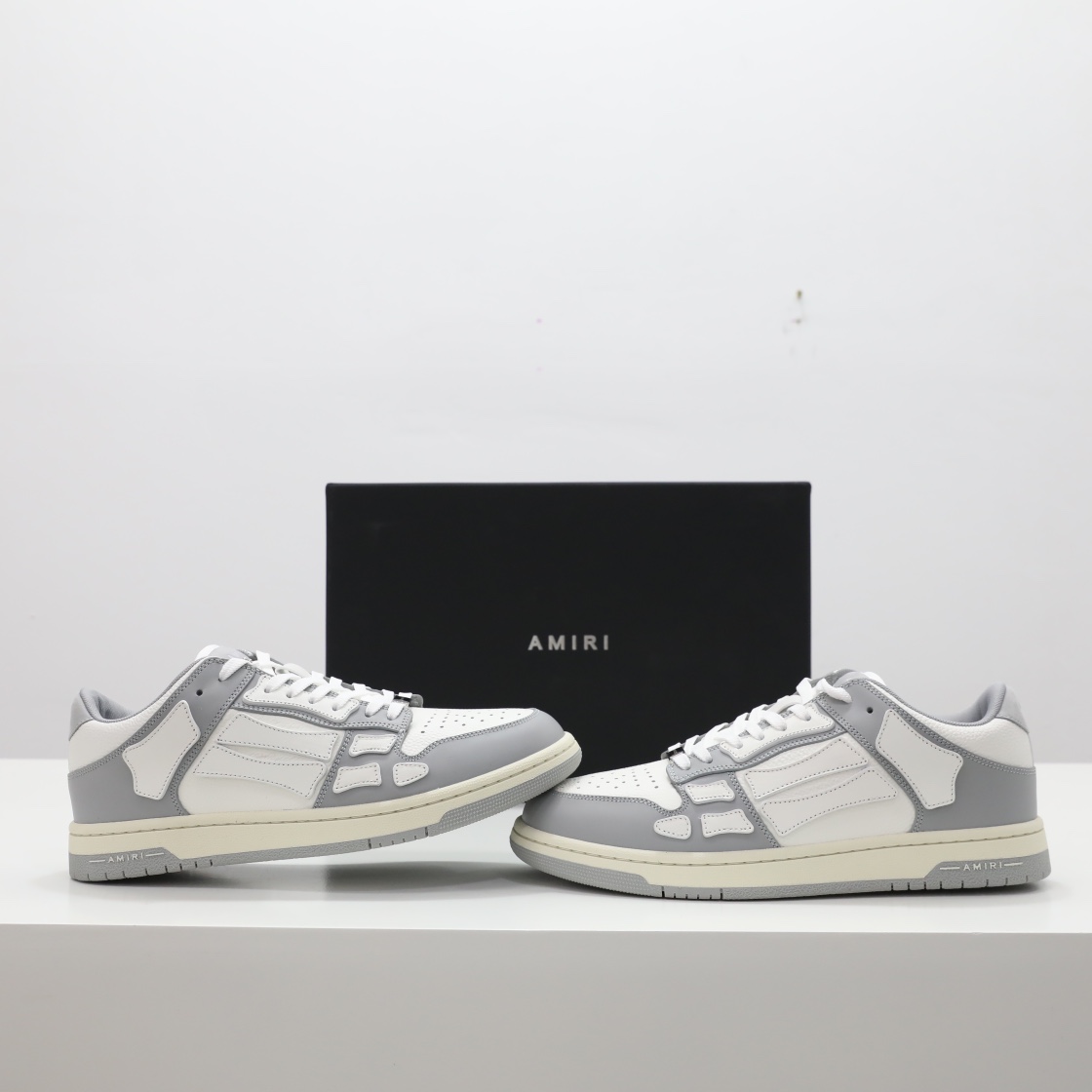 Amiri Skel-Top Low Sneaker Grey/White - EUR FASHION